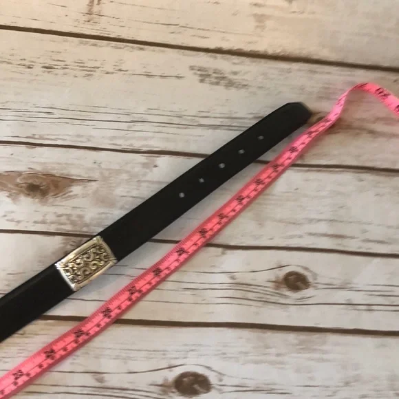 Black & silver medium Fossil belt - Picture 4 of 7